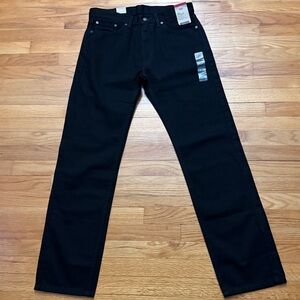 Levi 505 Jeans Black Mens Size 33/34 NWT
